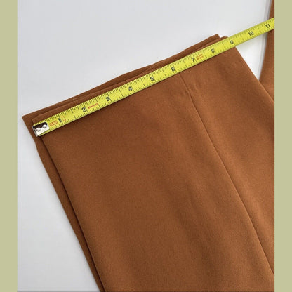 $395 Vince Women’s Wide Leg Pull-On Pants- Brown Tan- Medium- New With Tags