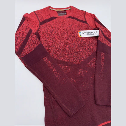 $130 Smartwool Women’s Intraknit Active Merino Base Layer Top-BlackCherry-XSmall