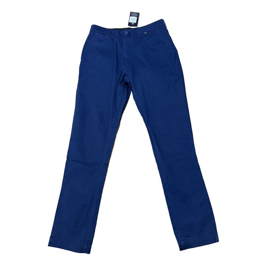 Hurley Men's Cotton Twill Chino Pants - Navy - Size: 32W 32L - New Tag $55
