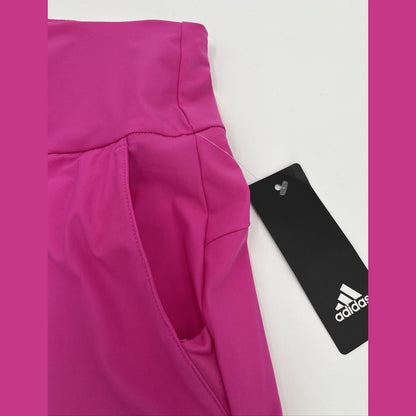 $60 Adidas Women's Bermuda Micro Shorts ADVW0084- Lucid Fuchsia- Small - New