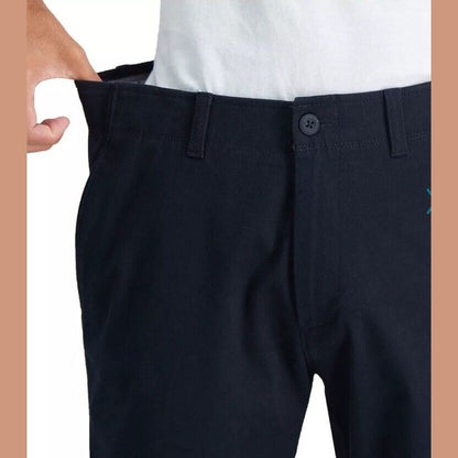 Haggar Men’s Life Khaki Straight Fit Chino Pants - Black- Size: 33W 30L- NEW
