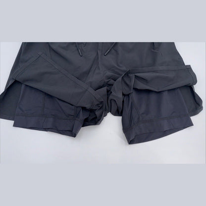 $80 Chubbies Men’s The Secret Agents 5.5” Ultimate Training Shorts-Black- Large