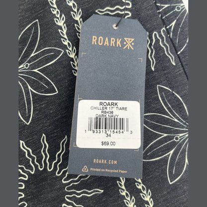 $89 Roark Men’s Chiller 17” Boardshorts Trunks Drawstring-Dark Navy-34W- New Tag