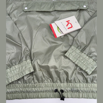 $120 Kari Traa Women’s Pauline Jacket Rain/Run Training-Slate Green- Medium- New