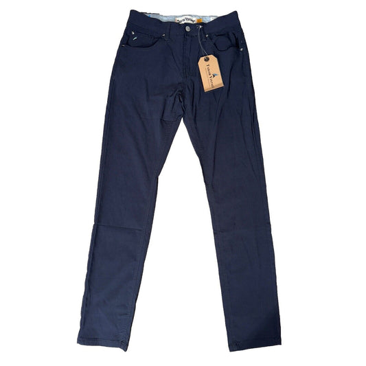 $108 Tailor Vintage Men's Canaan Performance Tech Pants Slim Fit-Coal-30W 32L