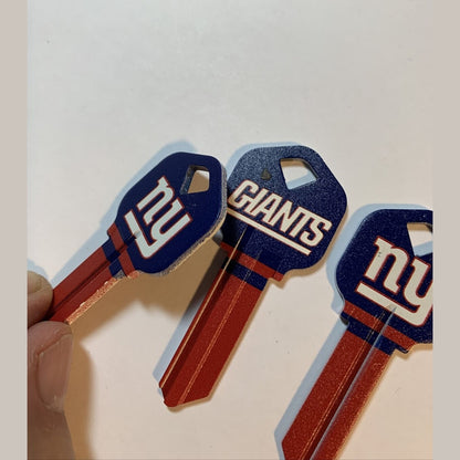 Lot 4 Blank Keys House or Office Blank KW1 - New York Giants