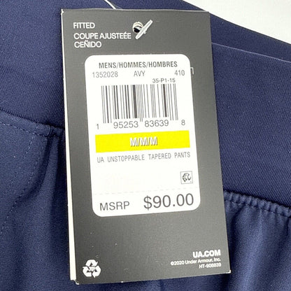 $90 Under Armour Men’s Unstoppable Tapered Training Joggers -Navy- Medium-New