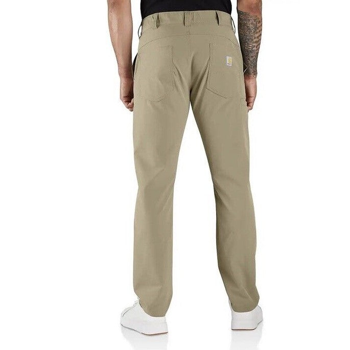 $98 Carhartt Men’s Force Sun Defender Lightweight Relaxed Fit Pants-Beige-Medium