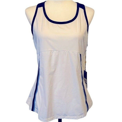 $70 Fila Women's 110 Year Racerback Tank- White- Small  NWT