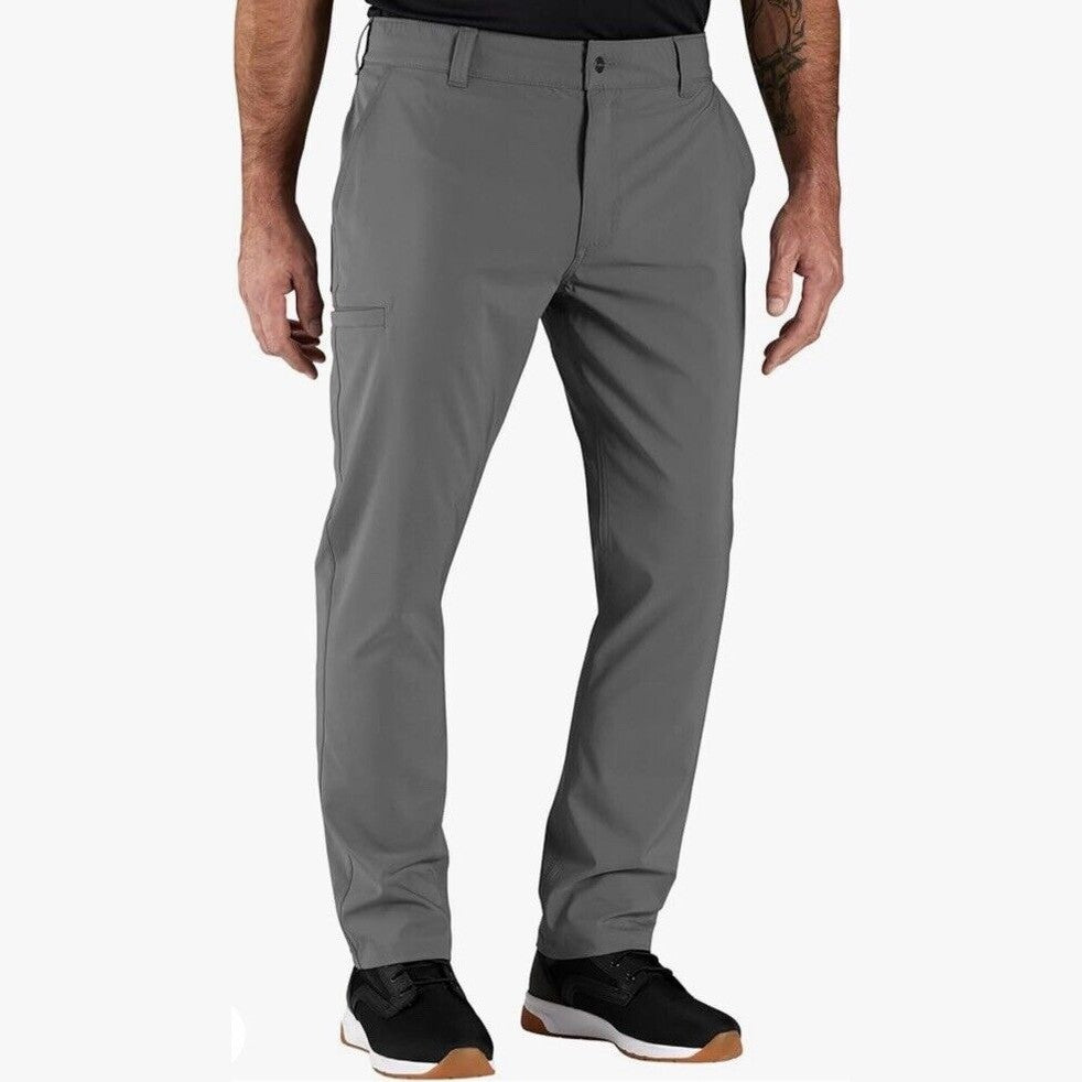 $98 Carhartt Men’s Force Sun Defender Lightweight Pants-Steel-Medium Short-New