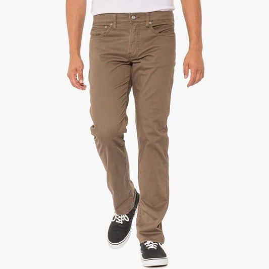 $99 Lucky Brand Men’s- 223 Straight Stretch Five Pocket Pants-Bark- 30W 30L -NWT