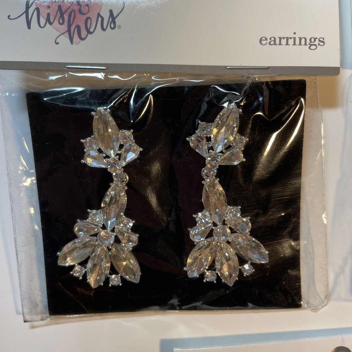 Combo Lot 3 PCs Studio His & Hers WEDDING Set: EARRING - HAIR COMB - Bracelet