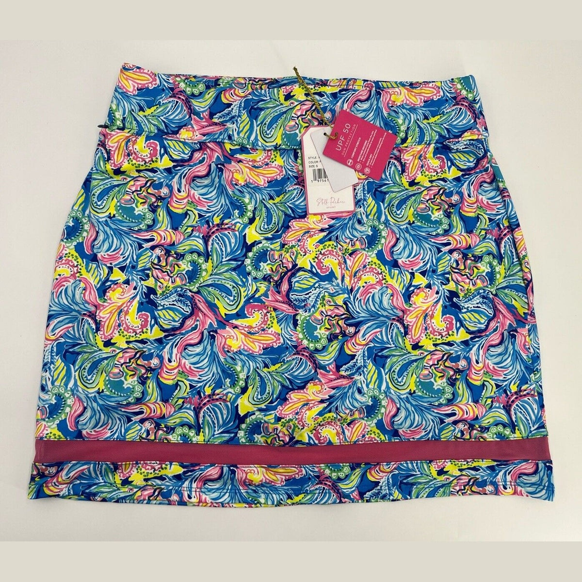 $69 STELLA PARKER Floral Tennis Golf UPF 50 Built-in Shorts Stretch Skort-Small
