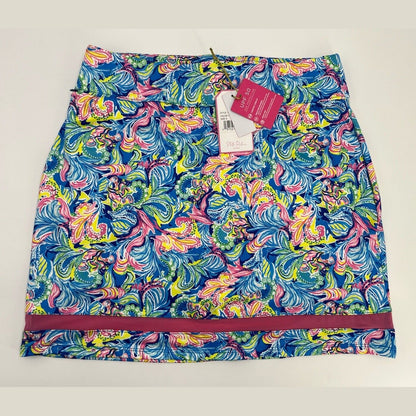 $69 STELLA PARKER Floral Tennis Golf UPF 50 Built-in Shorts Stretch Skort-Small