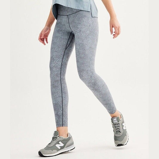FLX  Women’s Affirmation High-Waisted 7/8 Ankle Leggings- Slate Dots- XL - NWT