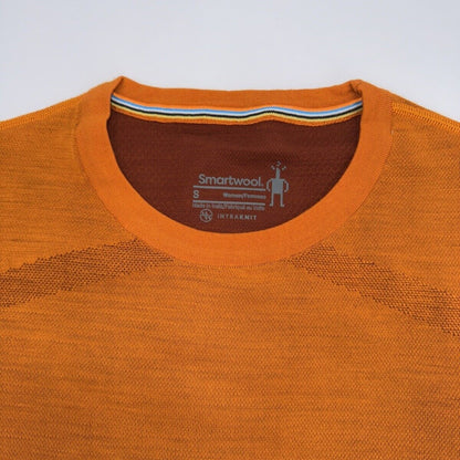 $130 Smartwool Women’s Intraknit Merino Base Layer Crew-Marmalade-Small-New Tag