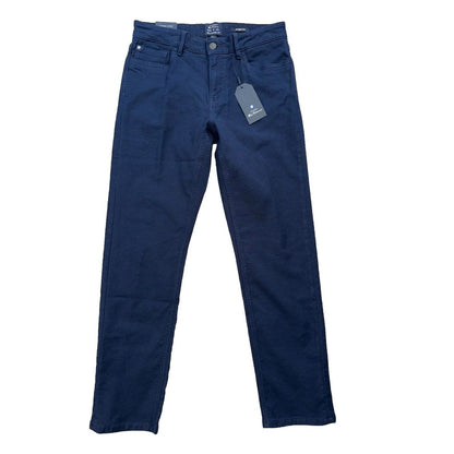 $109 Ben Sherman Men’s Straight Fit Stretch Terry Denim Jeans-Navy- 31W 30L-New