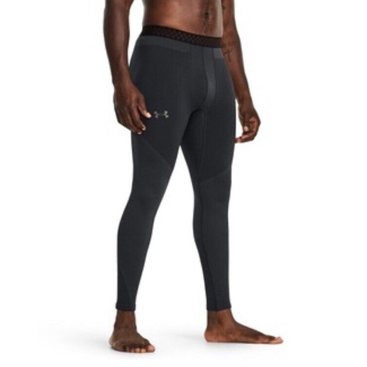 $100 Under Armour Men’s Rush Sl Legging Baselayer Bottoms- Black- Medium-New Tag