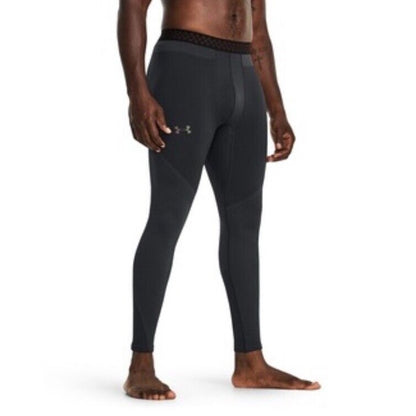 $100 Under Armour Men’s Rush Sl Legging Baselayer Bottoms- Black- Medium-New Tag