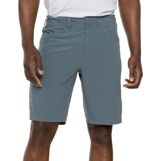 $90 Eddie Bauer Mr Guide Throwline 10" Shorts Lightweight-Graphite-Size: 32W-New
