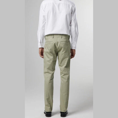 $230 No Nationality NNo7 Men’s Theo Regular Fit Organic Cotton Oil Green 29Wx32L