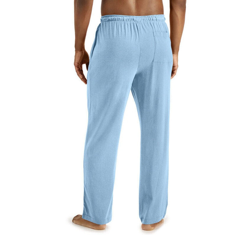 Club Room Men's Soft Drawstring Lounge Pajama Pants- Light Blue -Small NEW $40