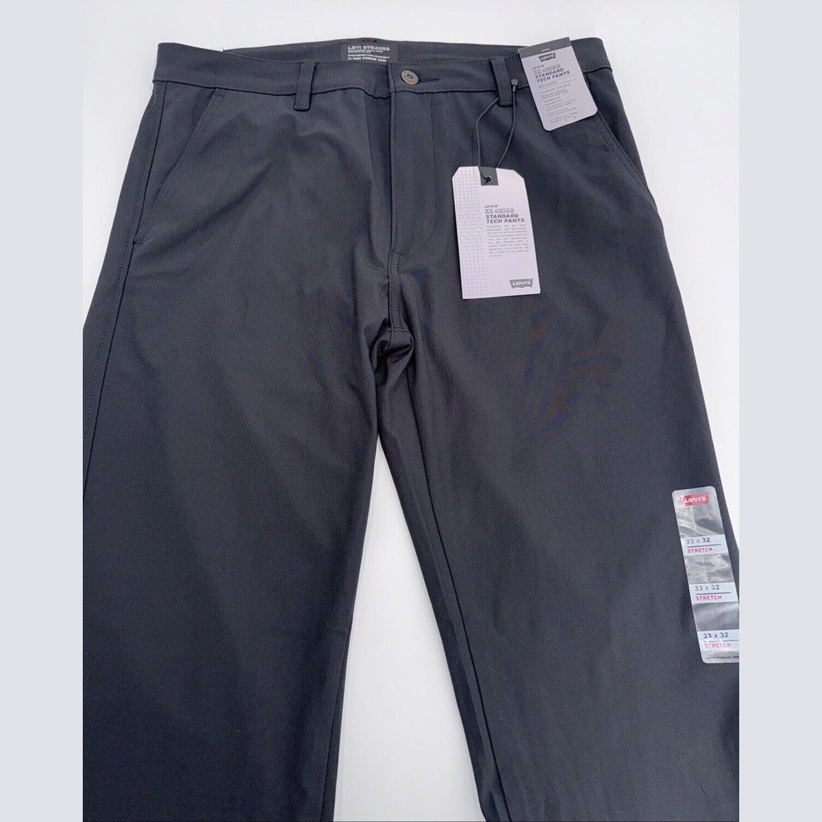 $69 Levi’s Men’s XX Chino Standard Tech Pants- Black -33W x 32L - New With Tags