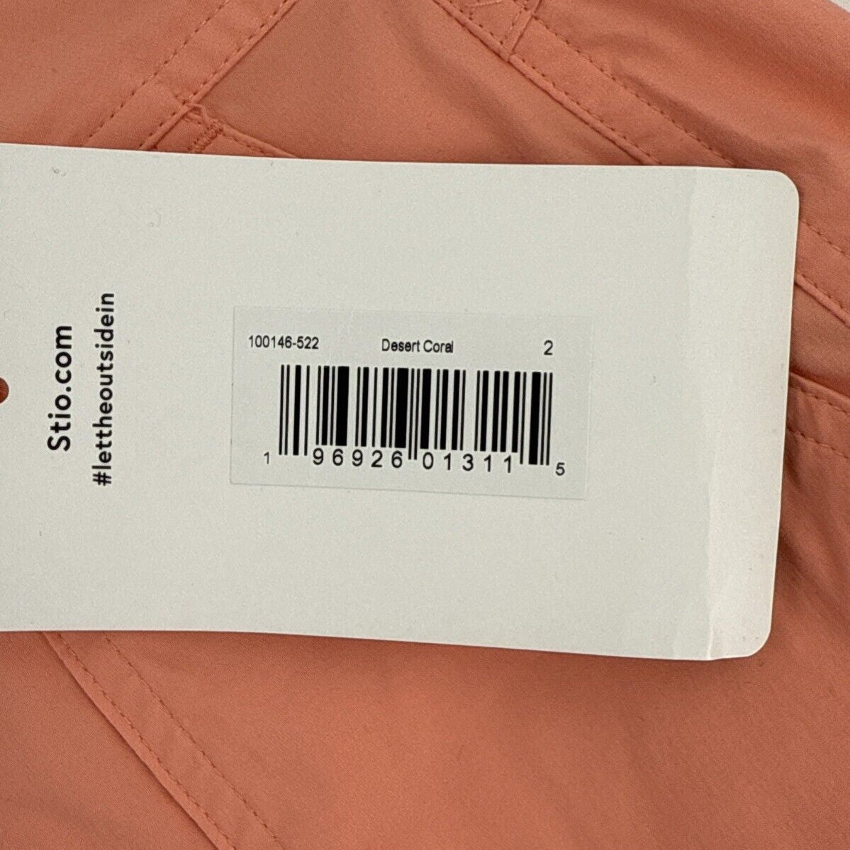 $129 STIO Women’s Lightweight Cut Bank UPF 50 Pants- Desert Coral- Size: 2 - New