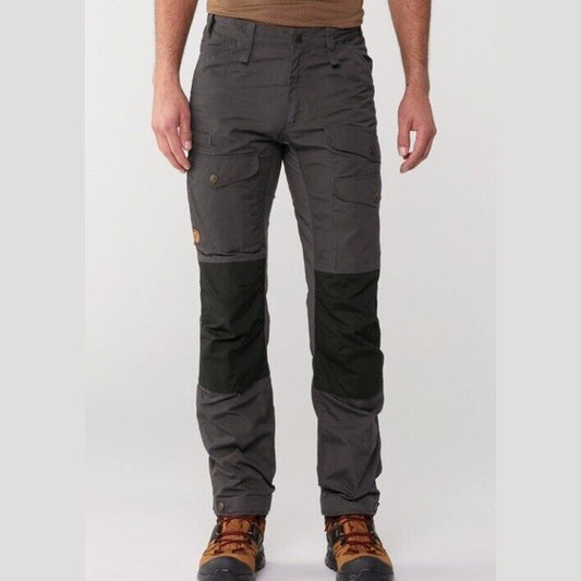 $180 Fjallraven Men's Vidda Pro Ventilated Trousers-Dark Grey Black-EU 48-32”