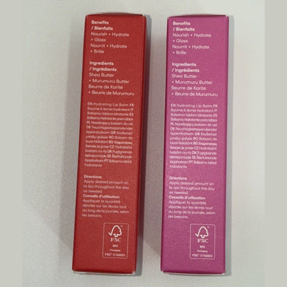 Combo Lot Of 2 LANEIGE Lip Glowy Balm- 1 Candy + 1 Berry - Hydrates & Tint-