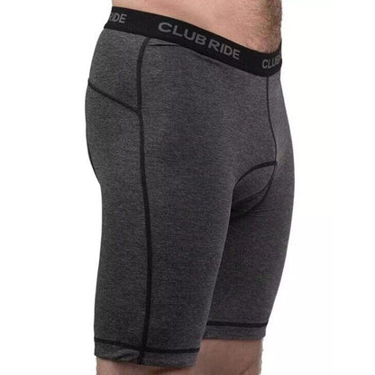 $60 Club Ride Apparel Men’s Woodchuck Bike Shorts - Black/Grey- Medium - New Tag