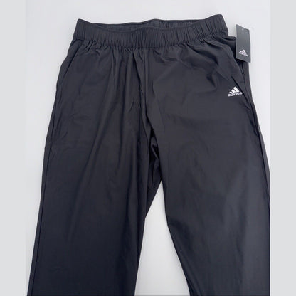 $70 Adidas Women’s Essential Comfy Woven Joggers Pants- Black- Large - New Tag