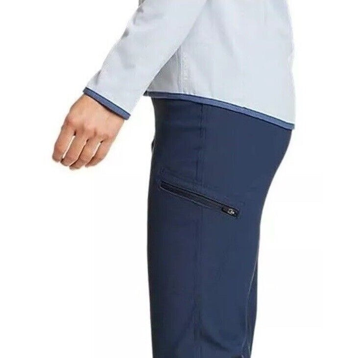 Eddie Bauer Women’s Rainier Capri Hiking UPF StormRepel - Navy - Size: 10 (34”W)