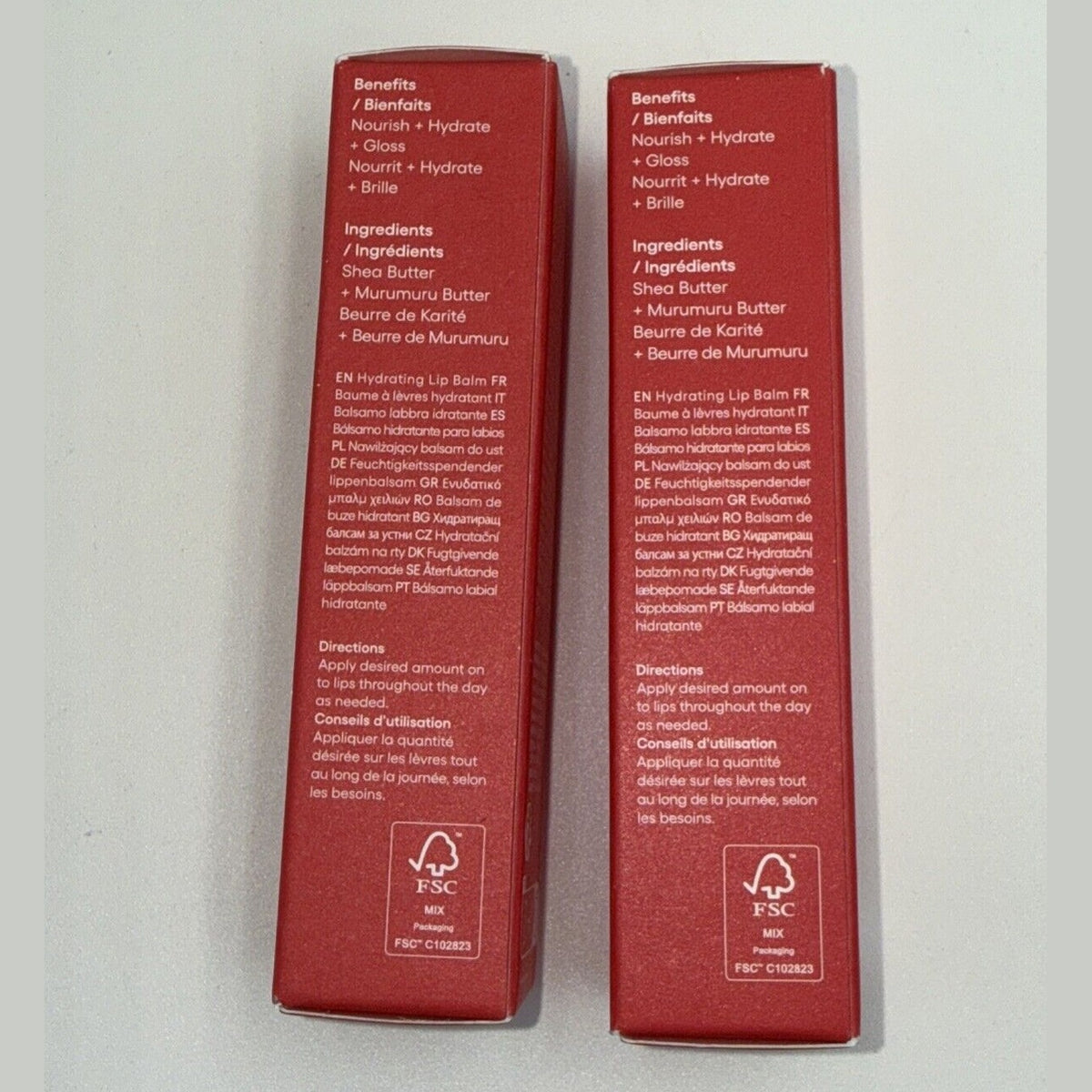 Lot Of 2 LANEIGE Lip Glowy Balm- 2 Berry - Hydrates & Tint- Great Price!