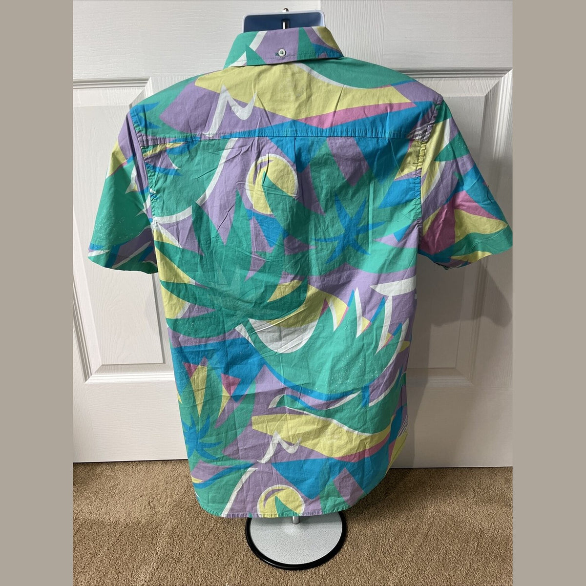 Chubbies Men’s Shirt The Surfside Friday Shirt-Multi -Medium- New Tag $65