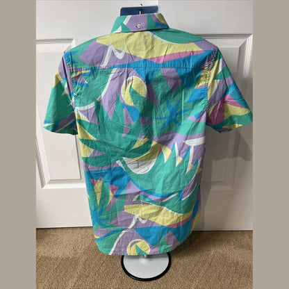 Chubbies Men’s Shirt The Surfside Friday Shirt-Multi -Medium- New Tag $65