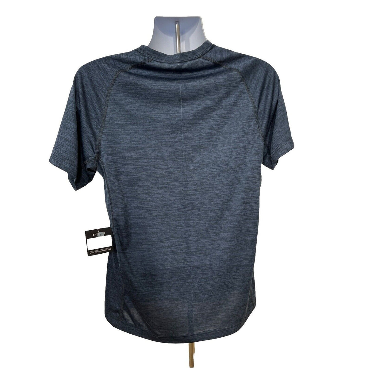 Eddie Bauer Men's Resolution Short Sleeve Tee Shirt-Storm Blue-Small-New Tag