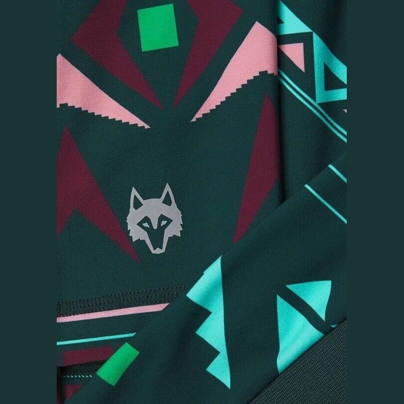 $200 Greyson Golf Pullover Sequoia Ghostwolf Print 1/4 Zip-Multicolor-Medium NWT