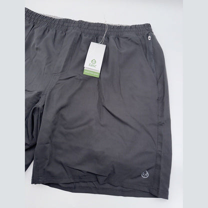 $64 Tasc Men's Weightless Recess 8" Tech Shorts-Dark Alloy Grey-2XLarge -New Tag