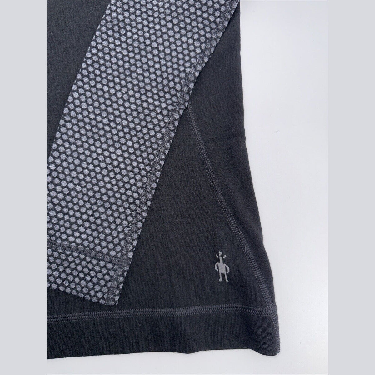 $120 Smartwool Women’s 1/4 Zip Pullover Merino 1/4 Zip-Black Dots - Small -New