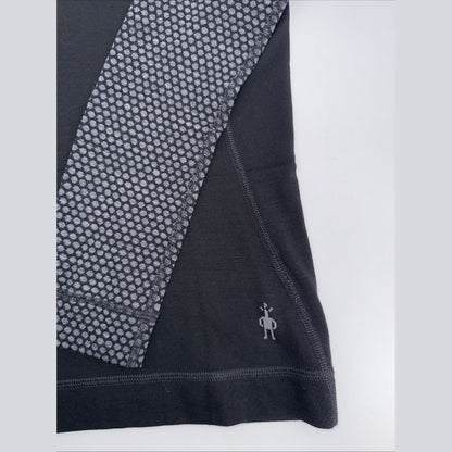 $120 Smartwool Women’s 1/4 Zip Pullover Merino 1/4 Zip-Black Dots - Small -New