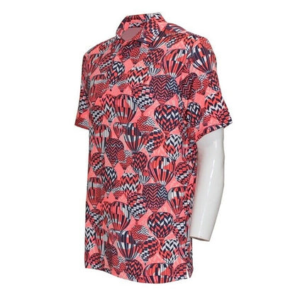 Under Armour Golf Men's Playoff 3.0 Hot Air Balloon Polo Shirt-Redish-Medium-New
