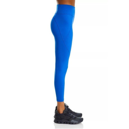 $100 Sweaty Women’s Betty Power Leggings 7/8 Length- Blue -Size: 10 Large - New