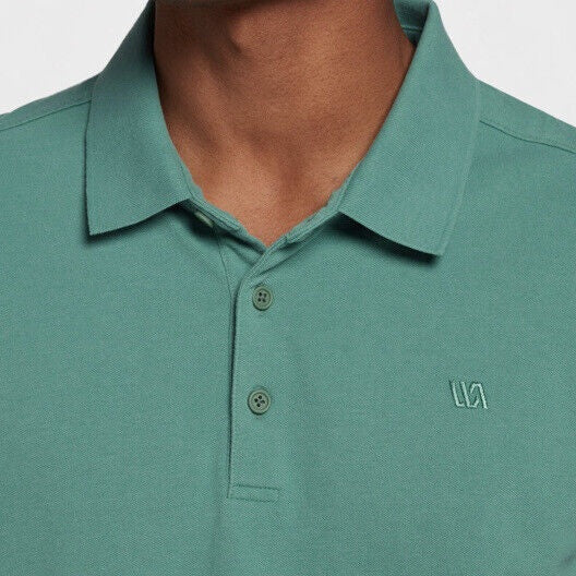 VRST Men's Pique Polo - Serene Green - Small - New Tags Retail $60