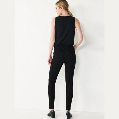 Nine West V Neck Tank - Black -Size: Small- NWT Retail $26