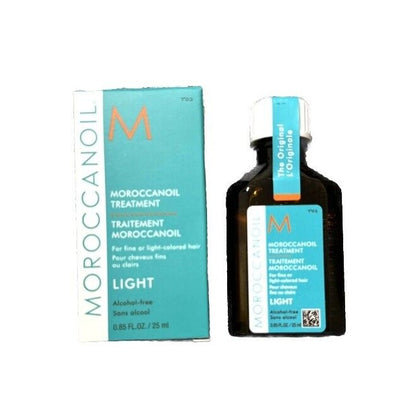Moroccanoil Treatment-Light Original- Travel Size 0.85oz / 25ml **NEW**AUTHENTIC