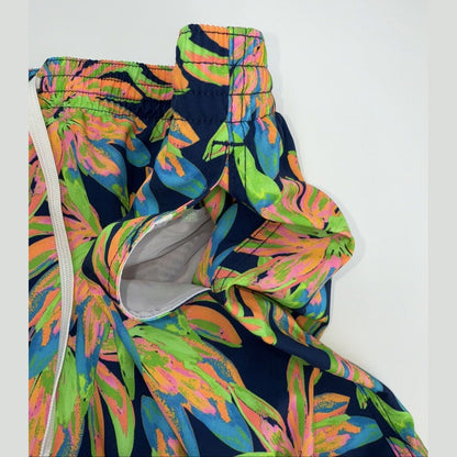 $70 Chubbies The Ocean Flowers 5.5" Inseam Swim Trunks-Multi -2XLarge -New Tag