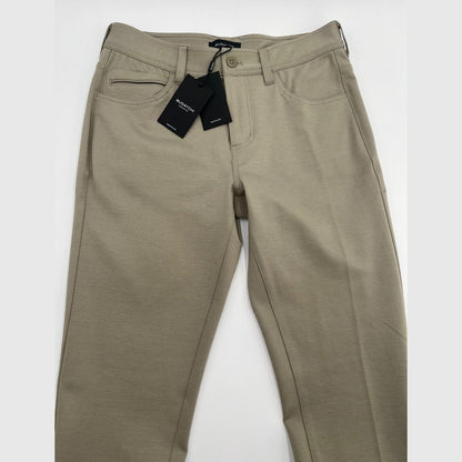 Bugatchi Men's 5 Pocket Stretch-Knit Performance Pants-Beige- 30W 32L-New $179