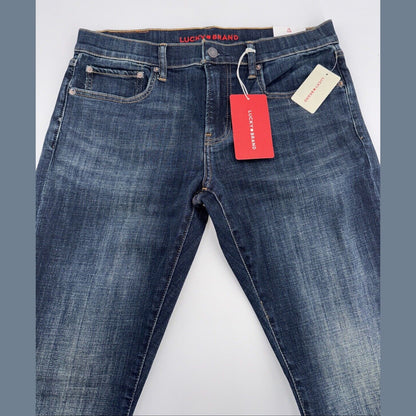 $99 Lucky Brand Jeans Men’s 110 Slim Fit CoolMax-Color Leon Park-32W 32L- New