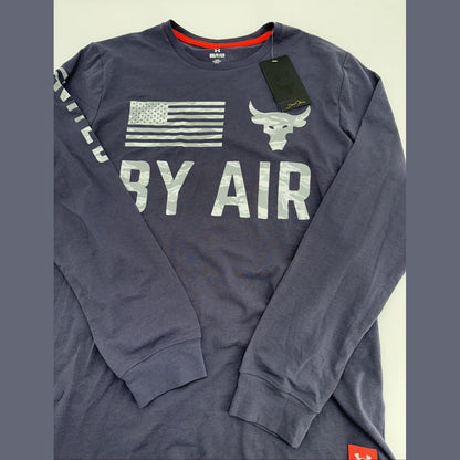 $60 Under Armour UA Men's Project Rock Veterans Day By Air Shirt-Size: Small-New